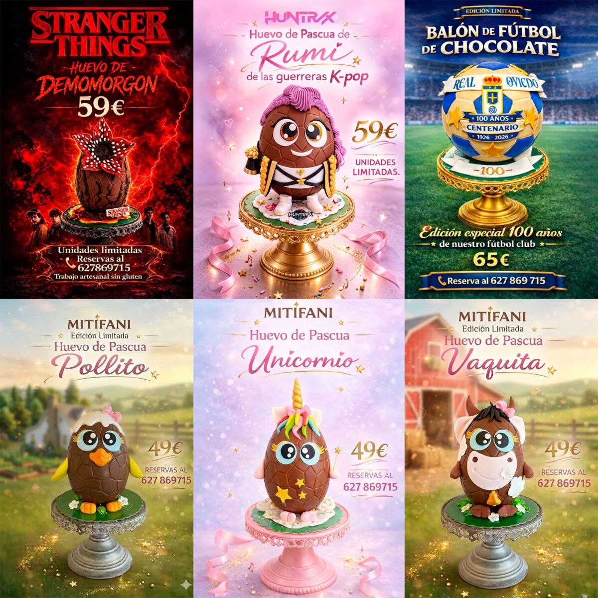 HUEVOS DE PASCUA SIN GLUTEN