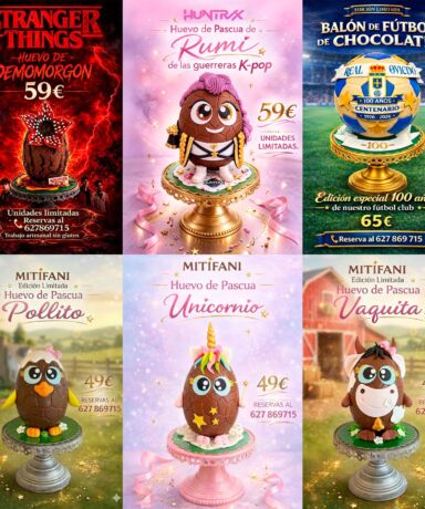 HUEVOS DE PASCUA SIN GLUTEN